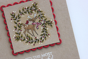 Wonderful Time of the Year Card - detail