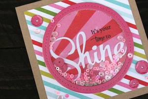 Your Time to Shine Card - detail