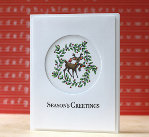 santa's sleigh card