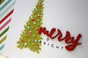 merry & bright close up