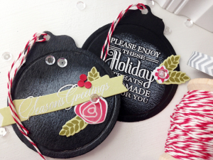Chalkboard Holiday Tags