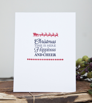 Christmas Happiness and Cheer Card