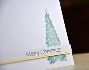 Merry Christmas Card Detail
