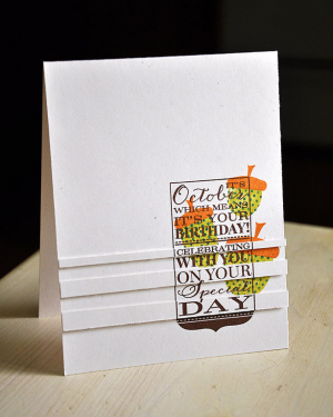 Celebrating On Your Day Card