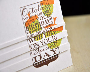 Celebrating On Your Day Card Detail