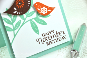 November Birthday detail