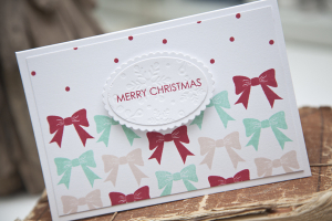 Merry Christmas Bow Card