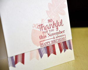 So Thankful For You Card Detail