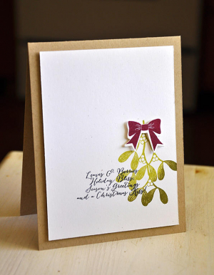 Christmas Kiss Card