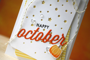 happy october close up