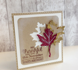 November Birthday card