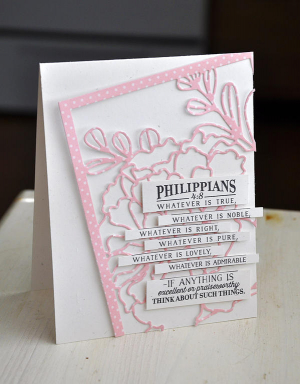 Philippians 4:8 Card