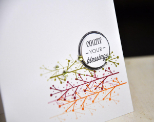 Count Your Blessings Card Detail