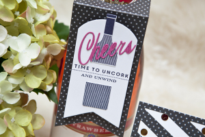 Cheers Wine Bottle Tag