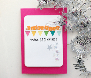 Celebrate New Beginnings card