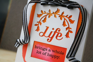 life ribbons close up