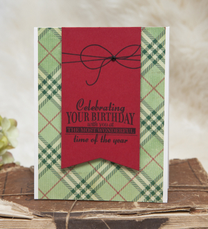 December Birthday card
