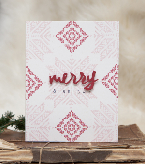Merry & Bright card