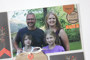 Give Thanks Family Layout - detail