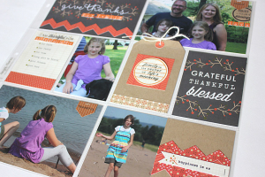 Give Thanks Family Layout - detail