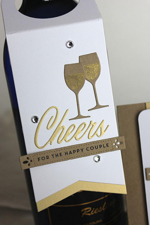 Anniversary Wishes Wine Bottle Tag