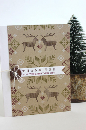 Christmas Thank You Card