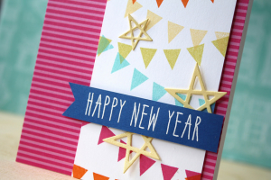 Happy New Year close up