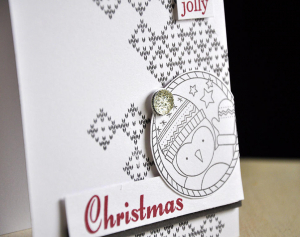 Happy Jolly Christmas Card Detail