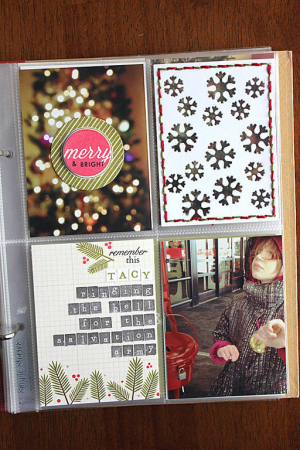 December Moments Layout