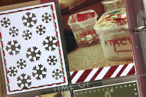 December Moments Layout - detail