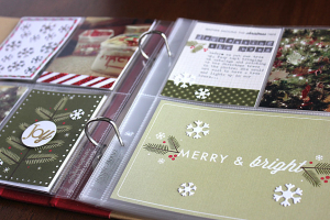 December Moments Layout - detail