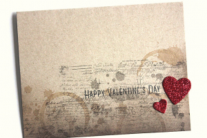 Vintage Valentine Card