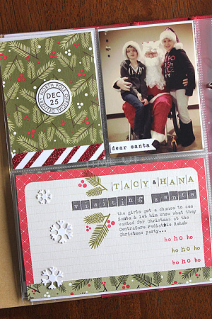 December Moments Layout