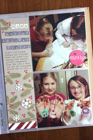 December Moments Layout