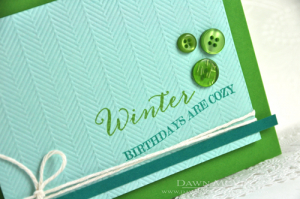 Winter Birthdays... detail