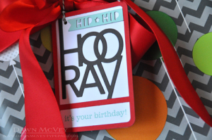 Hip Hip Hooray Tag detail