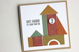 3rd Birthday Block Party Card