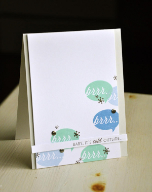 Baby, It's Cold Outside Card