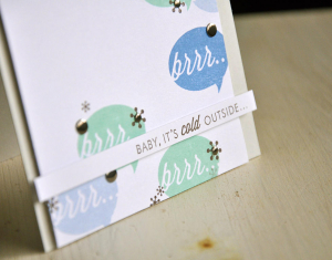 Baby, It's Cold Outside Card Detail