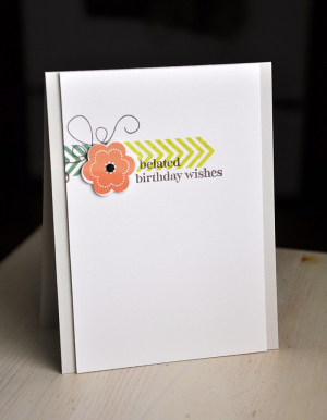 Belated Birthday Wishes Card