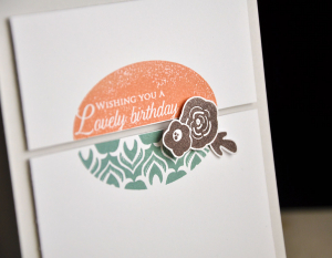 Wishing You A Lovely Birthday Card Detail