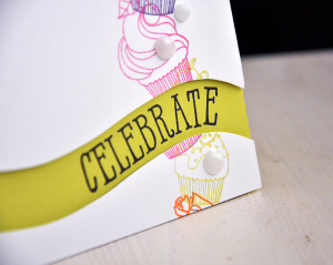 Cupcake Celebrate Card Detail