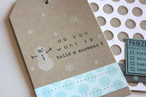 January Journal Cards - detail