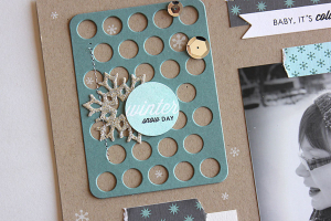 Tacy in the Snow Layout - detail