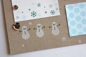 Tacy in the Snow Layout - detail