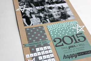 2015 Album Cover Page Layout - detail