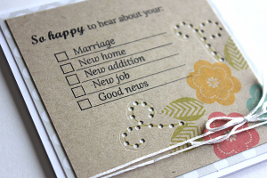 So Happy For You Card - detail