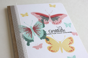 Butterfly Kindness Card - detail