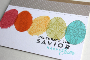 Celebrate the Savior Card - detail