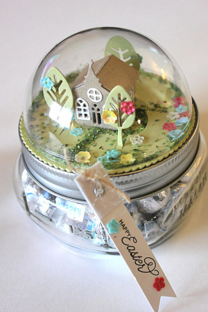 Easter Dome Candy Jar